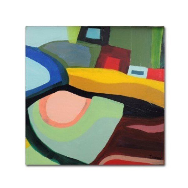 Sylvie Demers 'Communauté' Canvas Art, 24x24, Trademark Fine Art, Mfr#: ALI15103-C2424GG